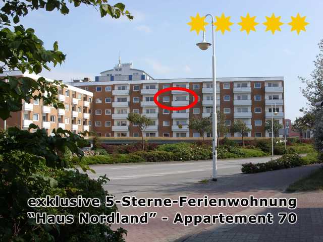 "5-Sterne Fewo Herrmann im Haus Nordland" Ferienwohnung an der Nordsee