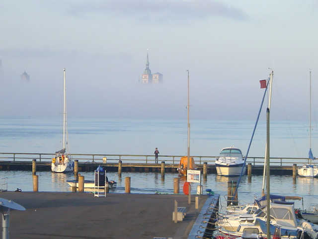Ferienwohnung Fewo Bellevue - 180° Panoramablick auf Sund und Stralsund - Fewo Bellevue (862241), Altefähr, Rügen, Mecklenburg-Vorpommern, Deutschland, Bild 9