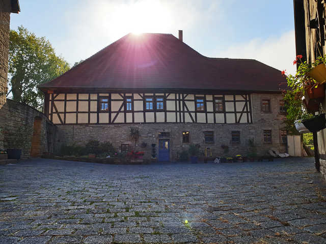 Pension  Stadtmühle Allstedt - Zweibettzimmer Ferienwohnung  Halle Saale Region