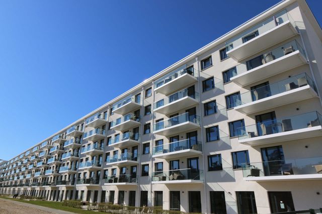 R: Haus Neues Prora 503 mit Meerblick, Dachterrass Ferienpark auf Rügen