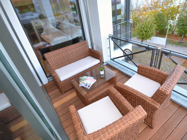 Villa Claire im Ostseebad Sellin WG 08 Balkon