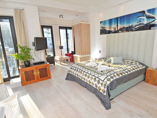 Luxusvilla Tusculum mit Meerblick im Ostseebad Binz - Schlafzimmer