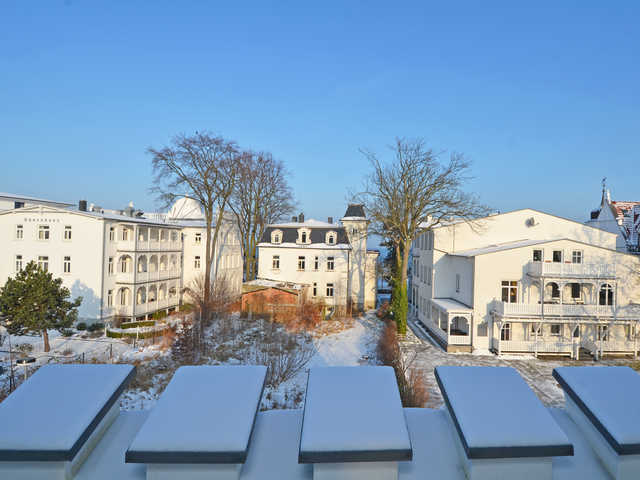 Luxusvilla Tusculum mit Meerblick im Ostseebad Binz - Aussicht vom Dachgeschoss