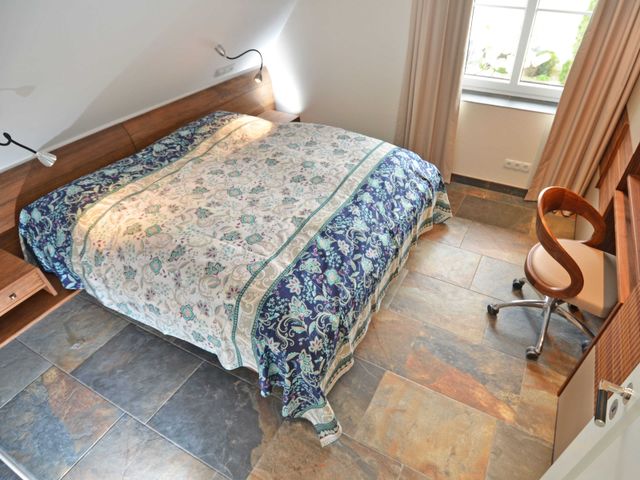 Die Schlafzimmer der Haushälfte 01 im Kapitäns Hus in Groß Stresow