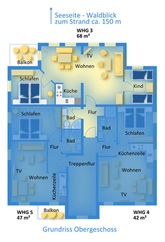 Ferienwohnung Blaues Haus - Ferienwohnungen Egon Schulz - Wohnung 3 (407742), Zempin, Usedom, Mecklenburg-Vorpommern, Deutschland, Bild 9