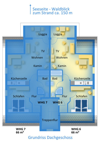 Ferienwohnung Blaues Haus - Ferienwohnungen Egon Schulz - Wohnung 6 (407745), Zempin, Usedom, Mecklenburg-Vorpommern, Deutschland, Bild 9